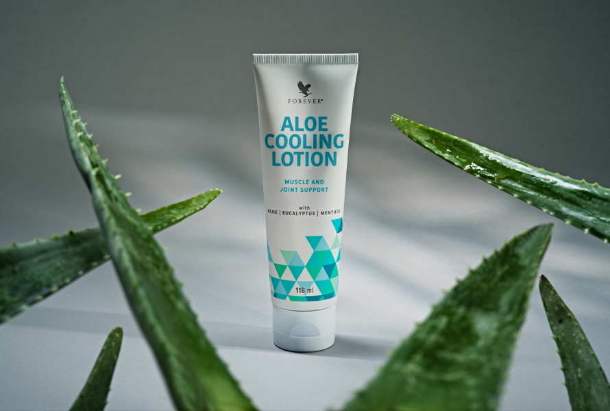 Forever Living Products Aloe Cooling lotion. Forkæl dig selv med et øjeblik af omtanke.